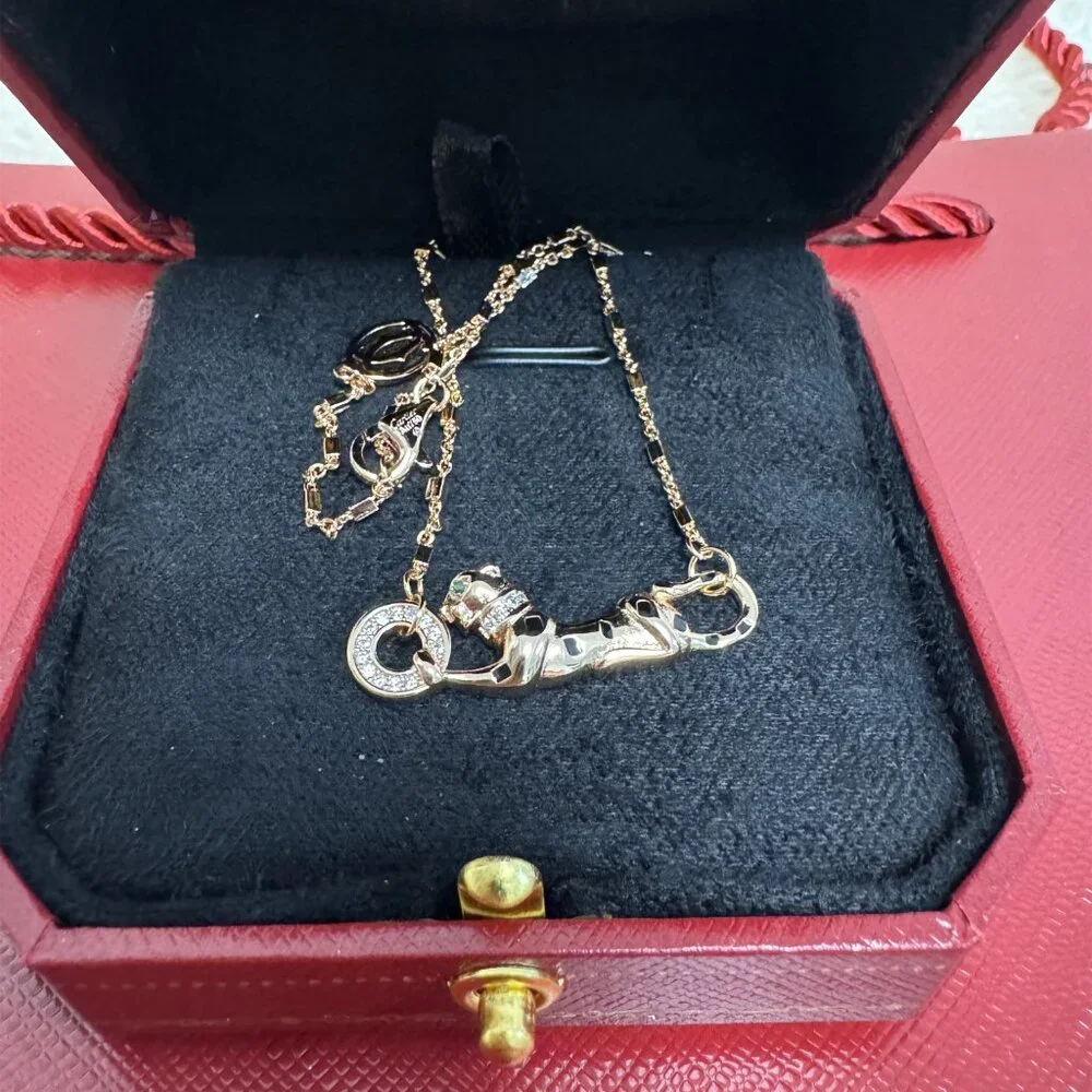 Cartier cheetah necklace 18K gold - Picture 3 of 8